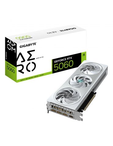 GIGABYTE GeForce RTX 5060 AERO OC 8G NVIDIA 8 Giga Bites GDDR7 - Tik.ro