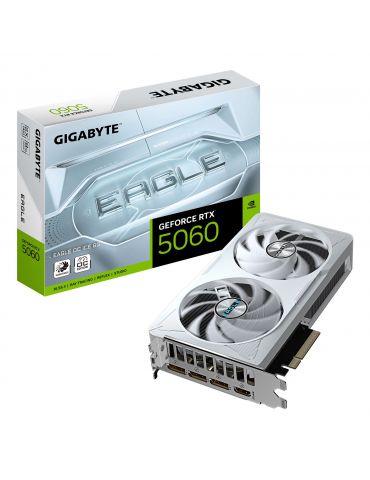 GIGABYTE GeForce RTX 5060 EAGLE OC ICE 8G NVIDIA 8 Giga Bites GDDR7 - Tik.ro
