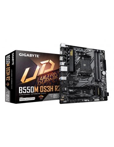 GIGABYTE B550M DS3H R2 plăci de bază AMD B550 Mufă AM4 micro-ATX - Tik.ro