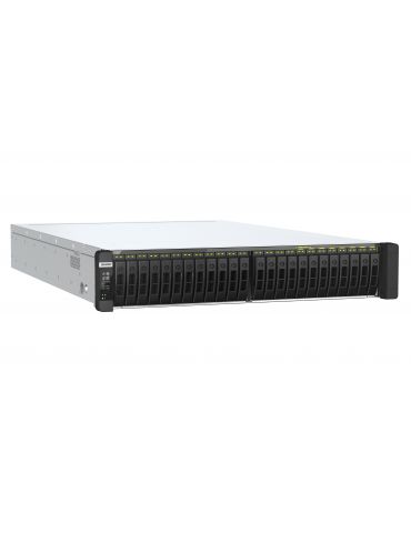 QNAP TDS-h2489FU Server stocare Cabinet metalic (2U) Intel® Xeon® Silver 4309Y 64 Giga Bites DDR4 0 TB QuTS hero Negru, Argint