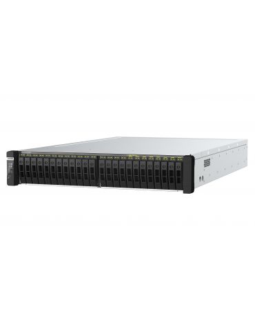 QNAP TDS-h2489FU Server stocare Cabinet metalic (2U) Intel® Xeon® Silver 4309Y 64 Giga Bites DDR4 0 TB QuTS hero Negru, Argint