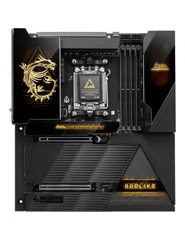 MSI MEG X870E GODLIKE plăci de bază AMD X870E Mufă AM5 Prelungit ATX