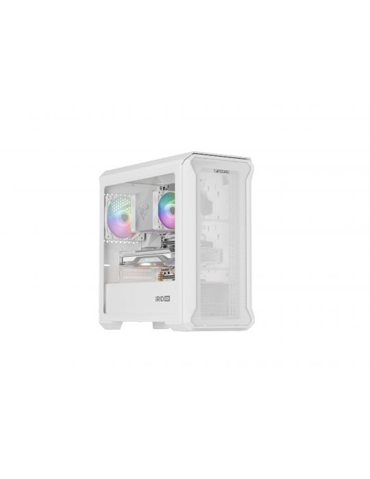 GENESIS Irid 503 Mini Tower Transparente, Alb