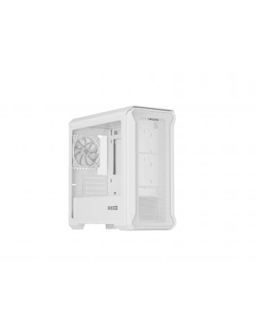 GENESIS Irid 503 Mini Tower Transparente, Alb