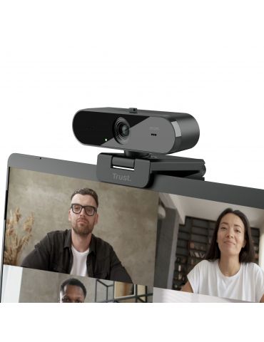 Trust Taxon camere web 2560 x 1440 Pixel USB 2.0 Negru