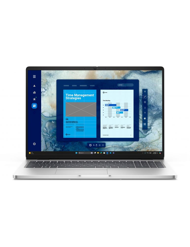 DELL Pro PC16250 Intel Core 5 220U Laptop 40,6 cm (16") Full HD+ 16 Giga Bites DDR5-SDRAM 512 Giga Bites SSD Wi-Fi 6E