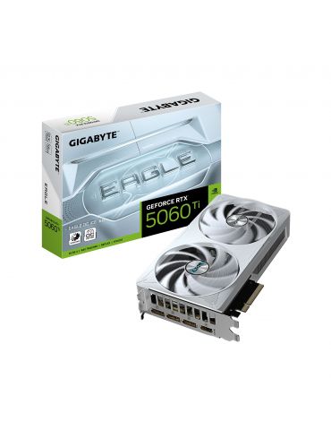 GIGABYTE GeForce RTX 5060 Ti EAGLE OC ICE 16G NVIDIA 16 Giga Bites GDDR7 - Tik.ro