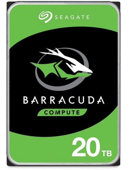 Seagate Barracuda 20TB hard disk-uri interne 7200 RPM 512 Mega bites 3.5" SATA