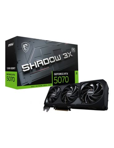 MSI GeForce RTX 5070 12G SHADOW 3X OC NVIDIA 12 Giga Bites GDDR7 - Tik.ro