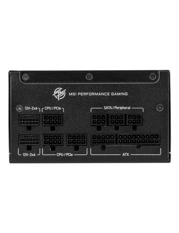 MSI MPG A850GS PCIE5 unități de alimentare cu curent 850 W 24-pin ATX ATX Negru