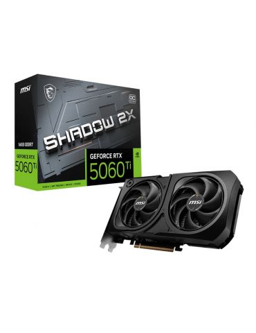 MSI GAMING GeForce RTX 5060 Ti 16G SHADOW 2X OC PLUS NVIDIA 16 Giga Bites GDDR7