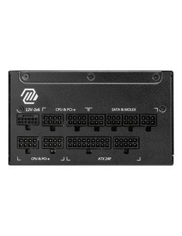 MSI MAG A1000GL PCIE5 unități de alimentare cu curent 1000 W 24-pin ATX ATX Negru
