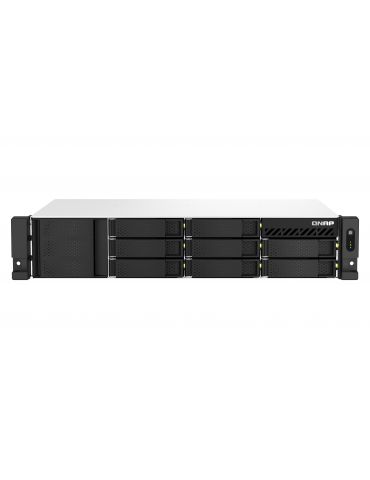 QNAP TS-873AeU-RP NAS Cabinet metalic (2U) Ryzen Embedded V1500B 4 Giga Bites DDR4 0 TB QuTS hero Negru - Tik.ro