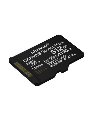Kingston Technology Canvas Select Plus Gen3 512 Giga Bites MicroSDXC UHS-I Clasa 10