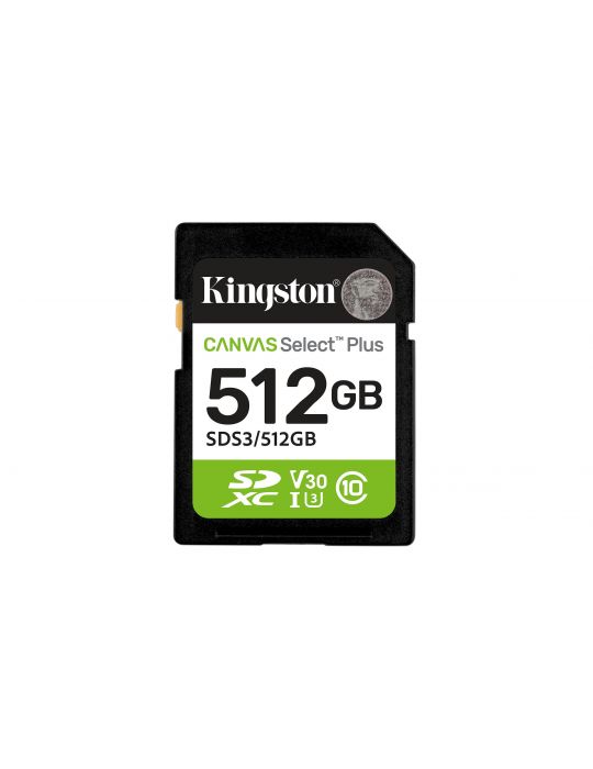Kingston Technology Canvas Select Plus Gen3 512 Giga Bites SD UHS-I Clasa 10
