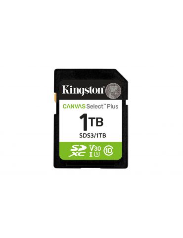 Kingston Technology Canvas Select Plus Gen3 1 TB SD UHS-I Clasa 10