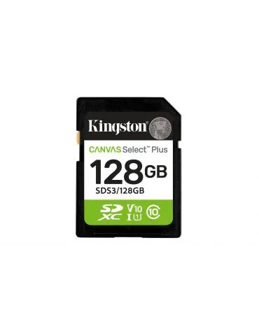 Kingston Technology Canvas Select Plus Gen3 128 Giga Bites SD UHS-I Clasa 10