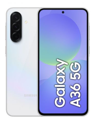 Samsung Galaxy A36 17 cm (6.7") Dual SIM Android 15 5G USB tip-C 8 Giga Bites 256 Giga Bites 5000 mAh Alb - Tik.ro