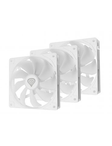 GENESIS Oxal 120 ARGB Carcasă calculator Ventilator 12 cm Alb