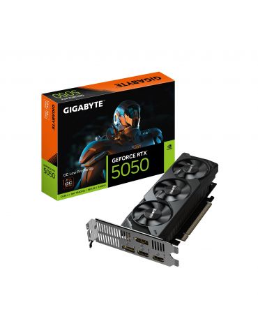 GIGABYTE GeForce RTX 5050 OC Low Profile 8G NVIDIA 8 Giga Bites GDDR6 - Tik.ro