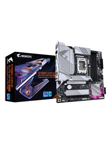 GIGABYTE B760M AORUS ELITE WIFI6E GEN5 Intel B760 LGA 1700 micro-ATX - Tik.ro