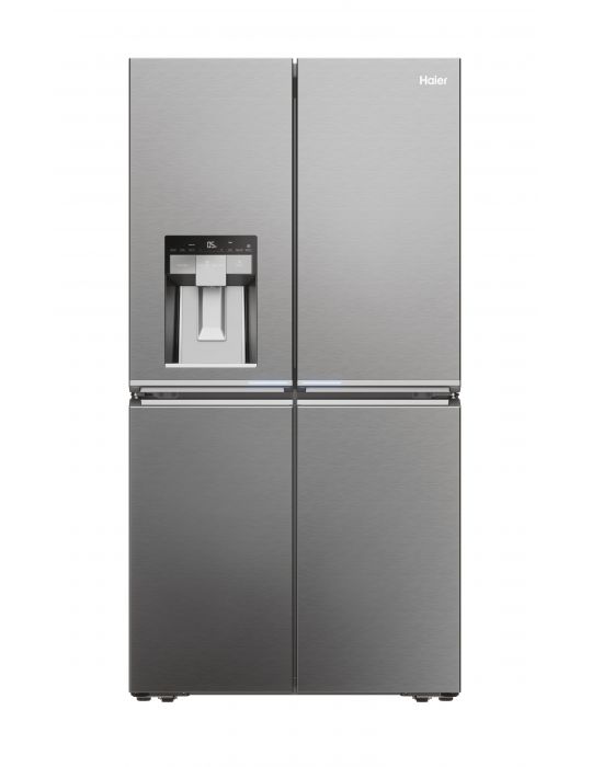 Haier Cube 90 Serie 7 HCR7918EIMP frigidere cu unități alipite (side by side) De sine stătător 601 L E Platină, Din oţel