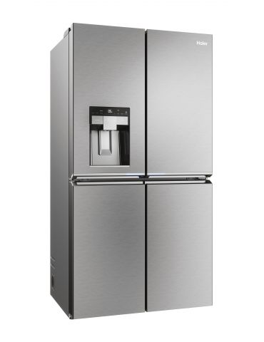 Haier Cube 90 Serie 7 HCR7918EIMP frigidere cu unități alipite (side by side) De sine stătător 601 L E Platină, Din oţel