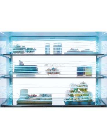 Haier Cube 90 Serie 7 HCR7918EIMP frigidere cu unități alipite (side by side) De sine stătător 601 L E Platină, Din oţel