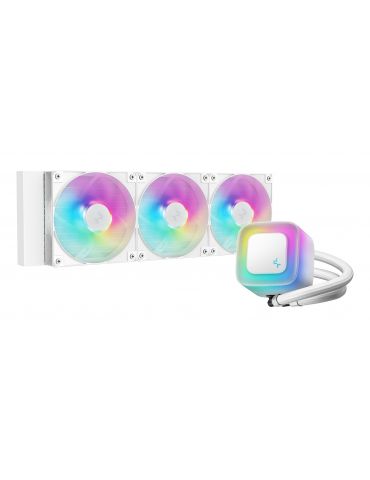 DeepCool LE360 WH V2 Procesor Răcire lichidă all-in-one 12 cm Alb 1 buc. - Tik.ro