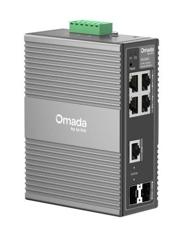 TP-Link Omada IES206G switch-uri Gestionate Gigabit Ethernet (10 100 1000) Negru