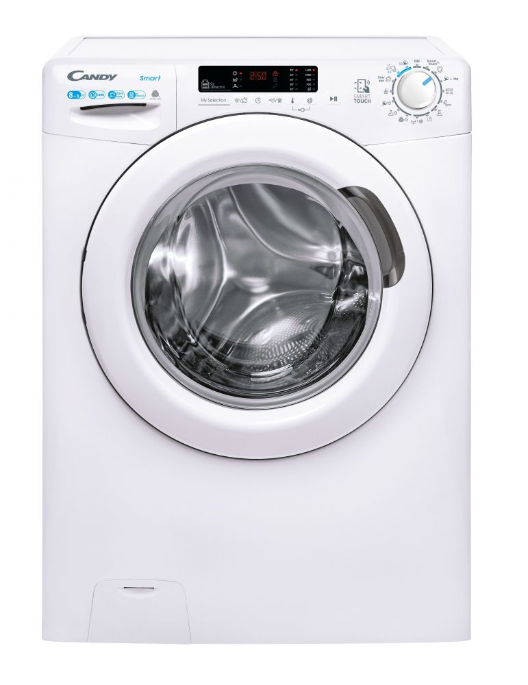 Candy Smart CSWS 4852DWE/1-S uscătoare pentru mașini de spălat De sine stătător Încărcare frontală Alb E
