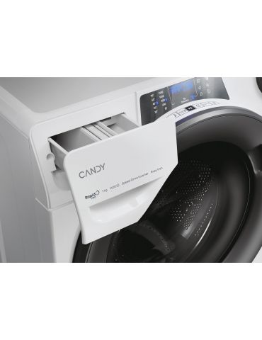 Candy RapidÓ PRO RP4 476BWMR 1-S mașini de spălat Încărcare frontală 7 kilograme 1400 RPM Alb