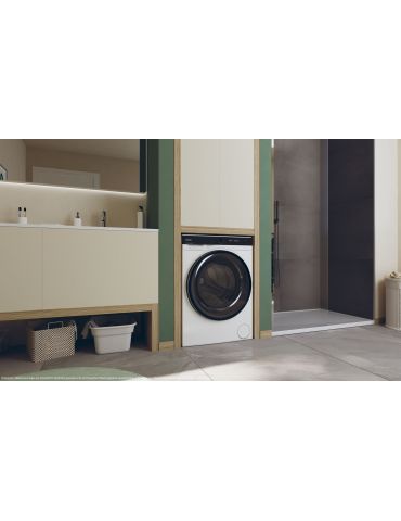 Candy BWS 6106B8-S uscătoare pentru mașini de spălat De sine stătător Încărcare frontală Negru, Alb D