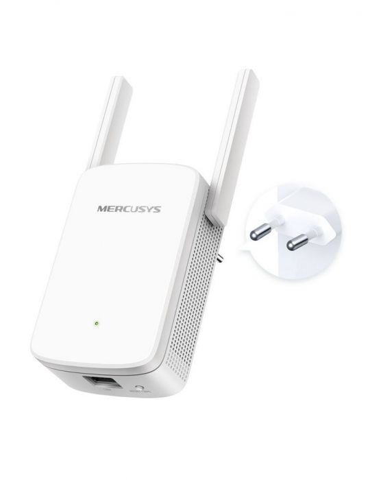 Range extender mercusys wireless  ac1200mbps 1 x 10/100mbps rj45 2 ant ext dual band 2.4ghz si 5ghz me30 (include tv 1.75lei) Me