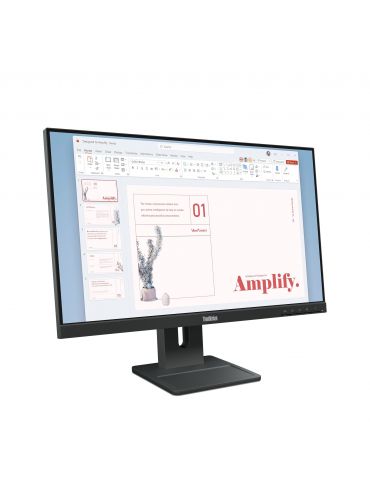 Lenovo ThinkVision E24-40 monitoare LCD 60,5 cm (23.8") 1920 x 1080 Pixel Full HD Negru