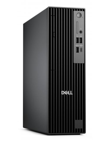 DELL Pro QBS1250 Plus Intel Core Ultra 7 265 16 Giga Bites DDR5-SDRAM 512 Giga Bites SSD Windows 11 Pro Slim PC PC-ul Negru
