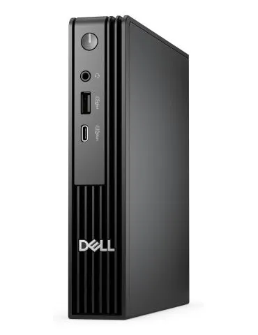 DELL Pro QCM1250 Intel Core Ultra 7 265T 16 Giga Bites DDR5-SDRAM 512 Giga Bites SSD Windows 11 Pro Micro PC Mini PC Negru