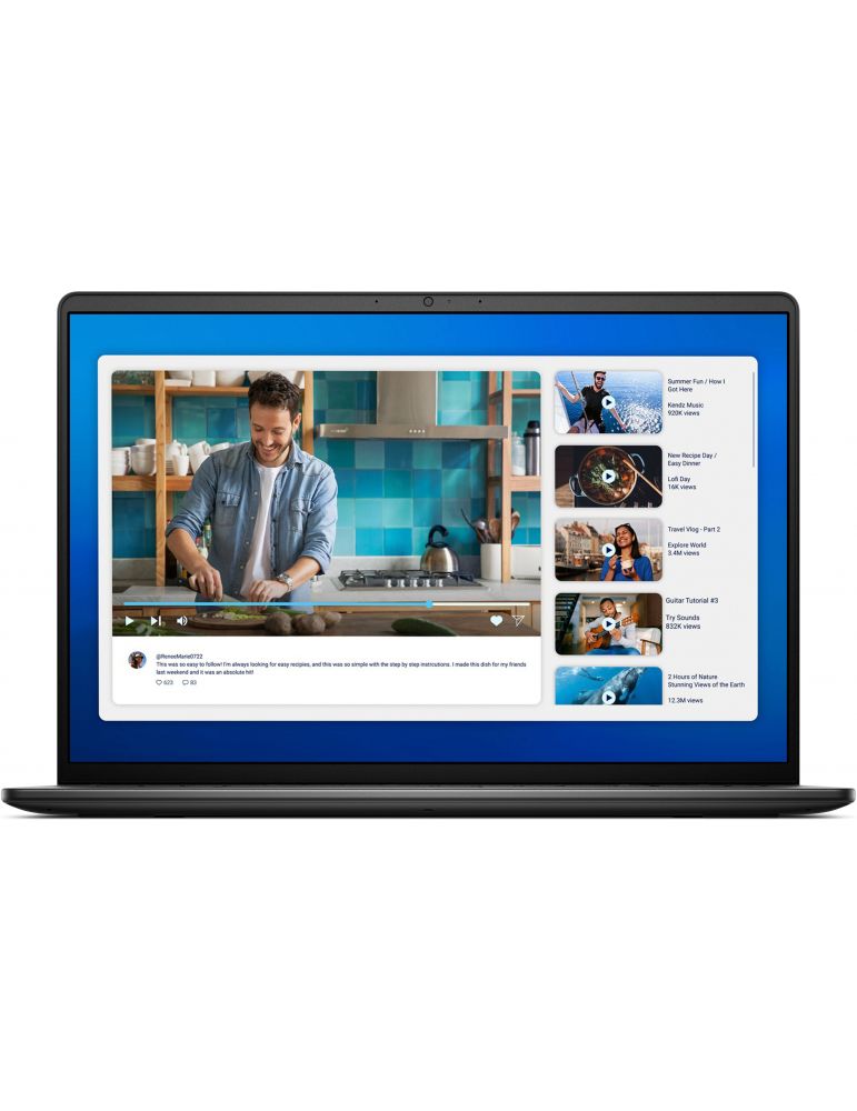 DELL DC16250 Intel Core 7 150U Laptop 40,6 cm (16") Ecran tactil Full HD+ 16 Giga Bites DDR5-SDRAM 1 TB SSD Wi-Fi 6 (802.11ax)