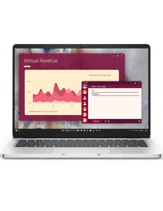 DELL Pro PC14250 Intel Core Ultra 7 265U Laptop 35,6 cm (14") Full HD+ 16 Giga Bites DDR5-SDRAM 512 Giga Bites SSD Wi-Fi 6E