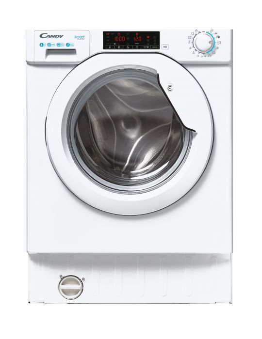 Candy Smart Inverter CBW 48TWME-S mașini de spălat Încărcare frontală 8 kilograme 1400 RPM Alb