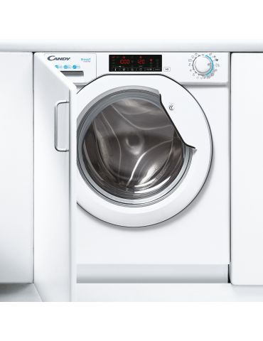 Candy Smart Inverter CBW 48TWME-S mașini de spălat Încărcare frontală 8 kilograme 1400 RPM Alb