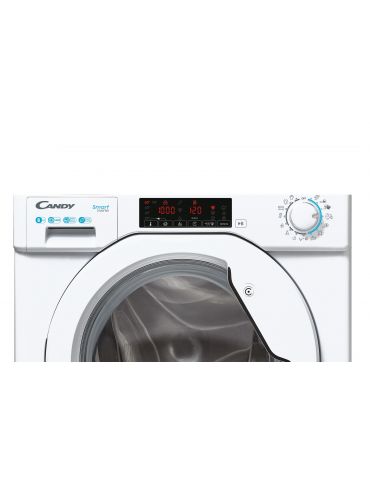 Candy Smart Inverter CBW 48TWME-S mașini de spălat Încărcare frontală 8 kilograme 1400 RPM Alb