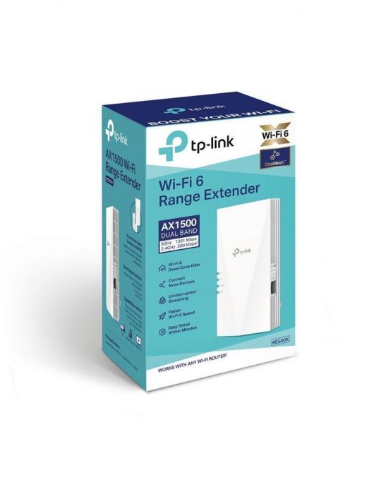 TP-LINK RE500X repetoare de rețea Alb 1000 Mbit/s Tp-link - 3