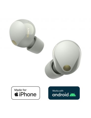 Sony WF-1000XM5 Căști Fără fir În ureche Apeluri Muzică Bluetooth Argint