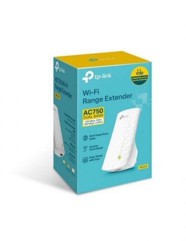 TP-LINK RE220 repetoare de rețea Transmițător rețea 10, 100 Mbit/s Tp-link - 2