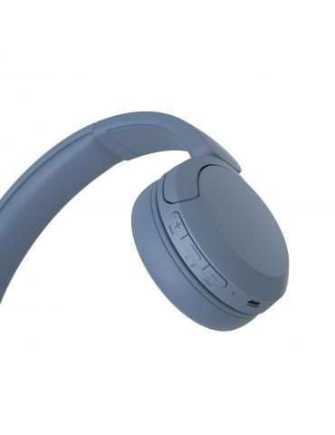Sony WH-CH520 Căști Fără fir Bandă de fixare pe cap Apeluri Muzică USB tip-C Bluetooth Albastru