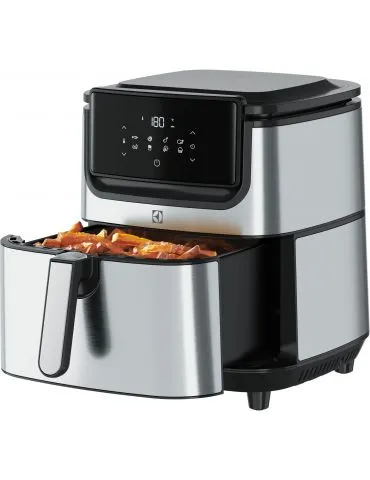 Electrolux E6AF1-6ST friteuză Singur 7 L De sine-stătător 1800 W Friteuză cu aer cald Din oţel inoxidabil