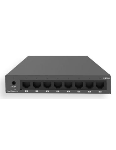 EnGenius ES108 switch-uri Fara management Gigabit Ethernet (10 100 1000) Negru - Tik.ro