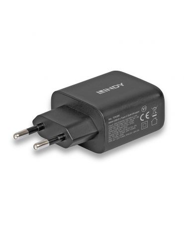 Lindy 73438 încărcătoare pentru dispozitive mobile Universală Negru AC Încărcare rapidă De interior