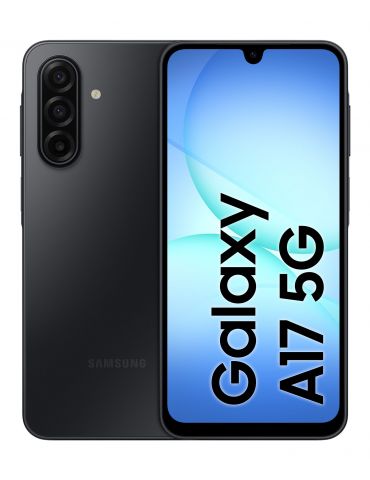 Samsung Galaxy A17 5G 17 cm (6.7") 8 Giga Bites 256 Giga Bites 5000 mAh Negru - Tik.ro